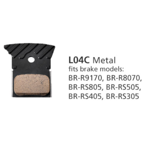 Shimano L04C Metal w/Fin Road Brake Pad