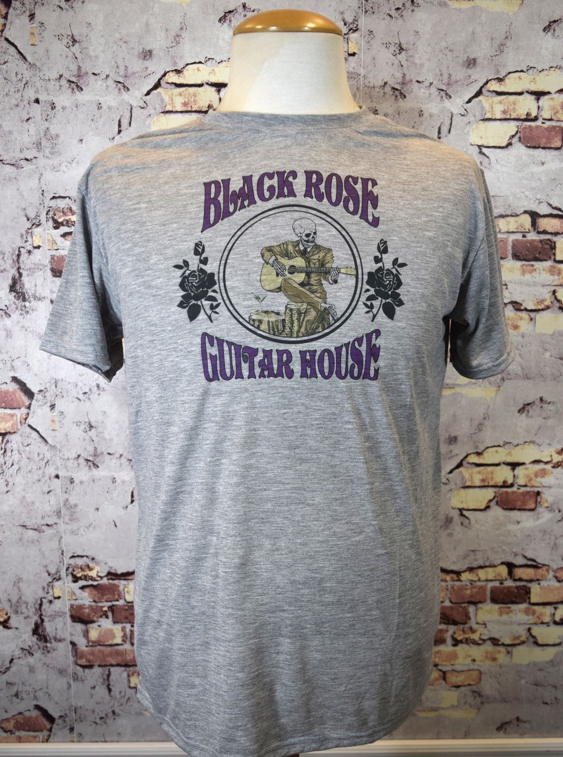 Black Rose Official T-Shirt, Color: Grey, Size: Small