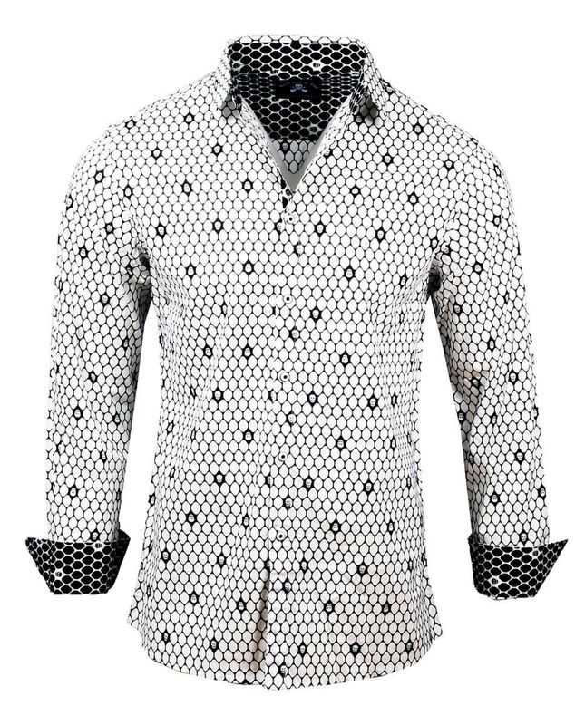 RockRollnSoul Western Shirt Overkill White Skull RRMW204-wht