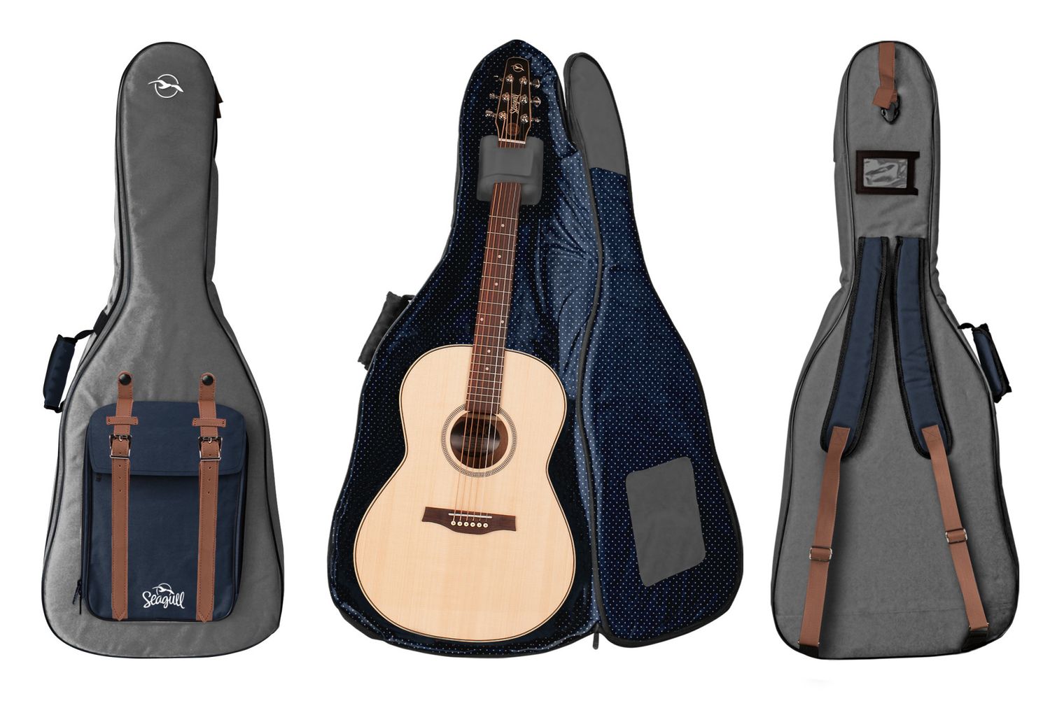 Seagull Gig Bag Grey &amp; Navy Folk CH 623501042210