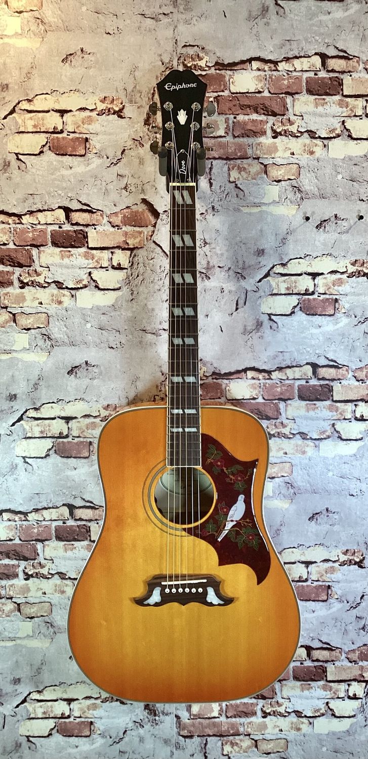 Epiphone Dove Studio Acoustic Guitar Violin Burst
