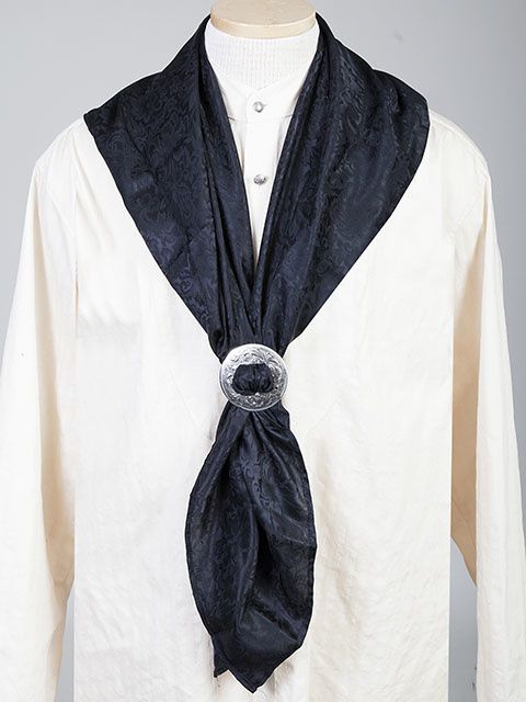 Scully Silk Scarf Unisex Blk