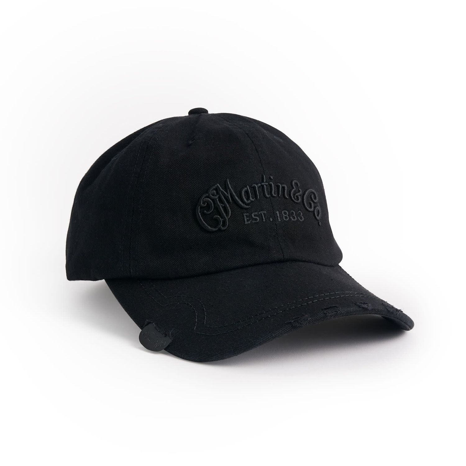 Martin Ball Cap Pick Hat Black w/Black Logo