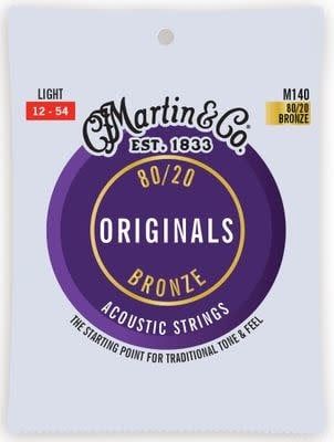 Martin &amp; Co.  Original Light Acoustic Strings M140