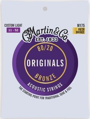 Martin &amp; Co. Original Custom Light Acoustic Strings M175