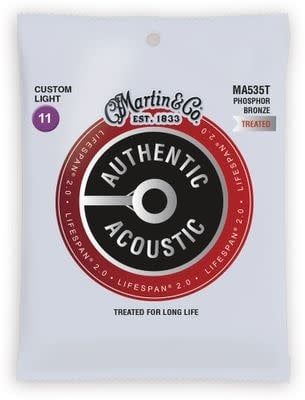 Martin &amp; Co. Custom Light Treated Acoustic Strings MA535T