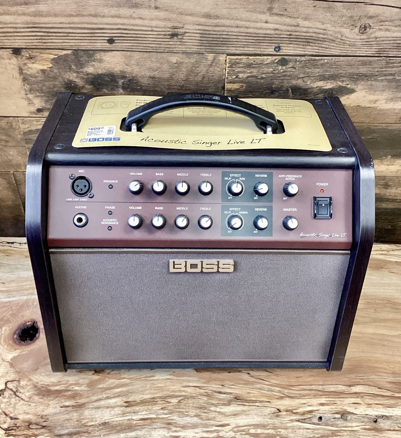 Boss Acoustic Singer Live LT Amplifier ACS-LIVELT