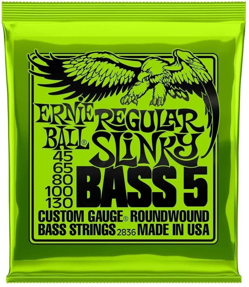 Ernie Ball Regular Slinky Five String Bass 45-130