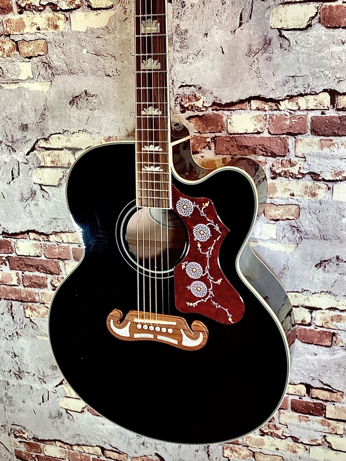 Epiphone J-200EC  Acoustic Guitar Ebony