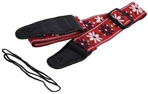 VIPER N1100 GUITAR STRAP - RED