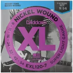 D'Addario EXL 120 electric strings 9-42