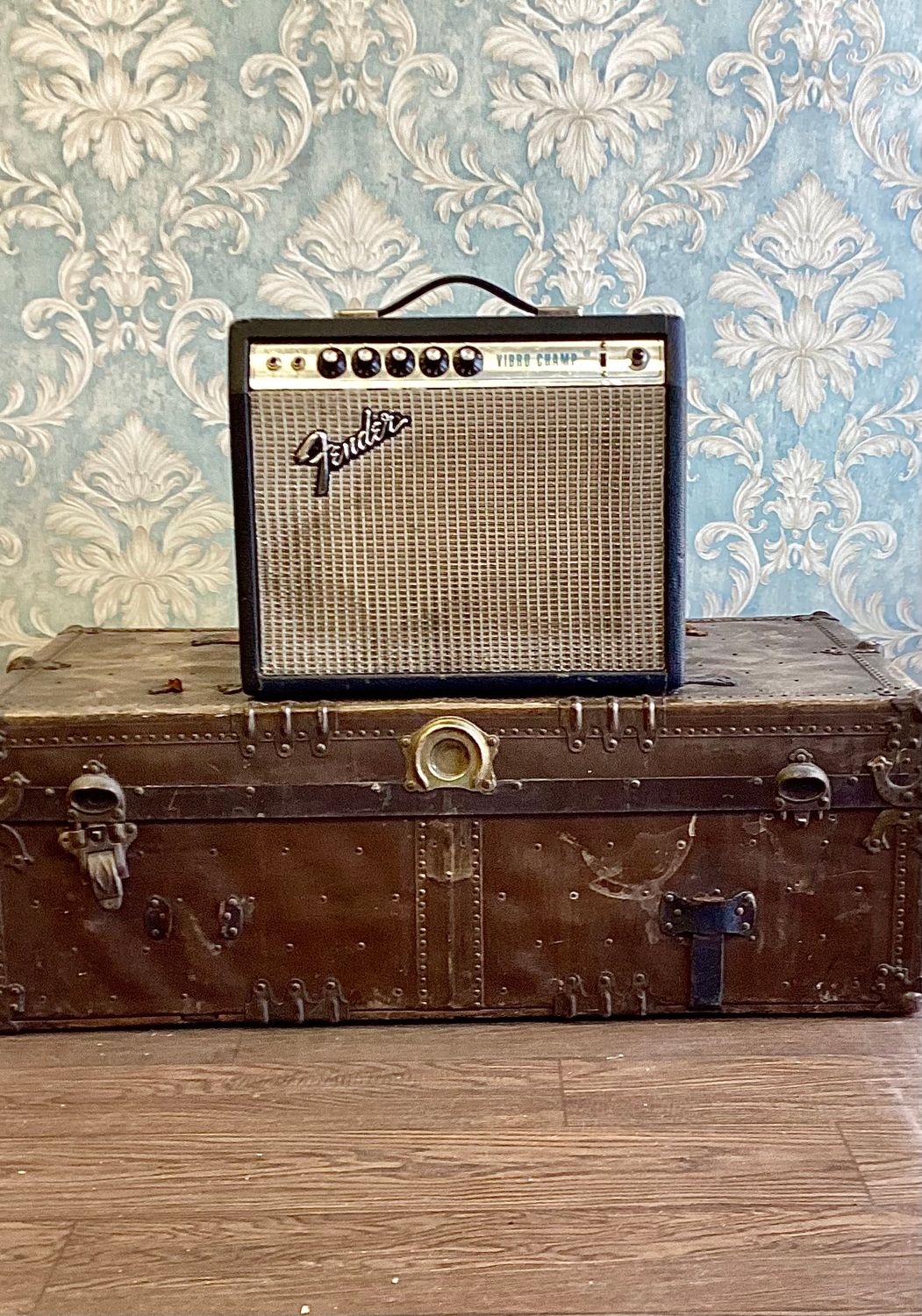Fender Vibro Champ Silverface Guitar Amplifier 1974