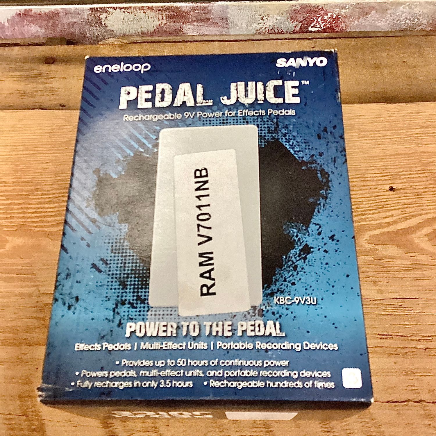 Sanyo Eneloop Pedal Juice - Rechargeable 9V Power Supply