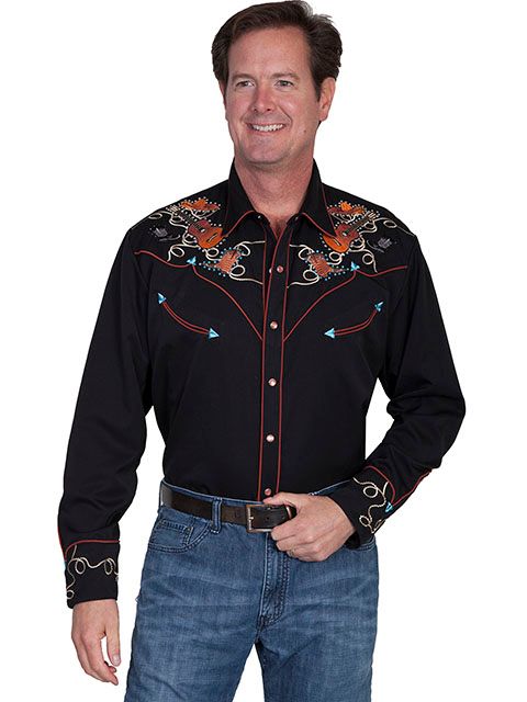 Scully Western Shirt P-842 Small