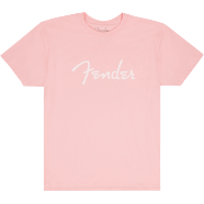 Fender Spaghetti Logo T-Shirt Shell Pink XLarge
