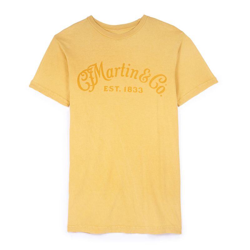 Martin Mens Tee Tone on Tone Mustard MED Martin Mens Tee Tone on Tone Mustard MED