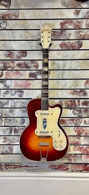 Silvertone Thin Twin 1382L Rare Jimmy Reed model - 1956