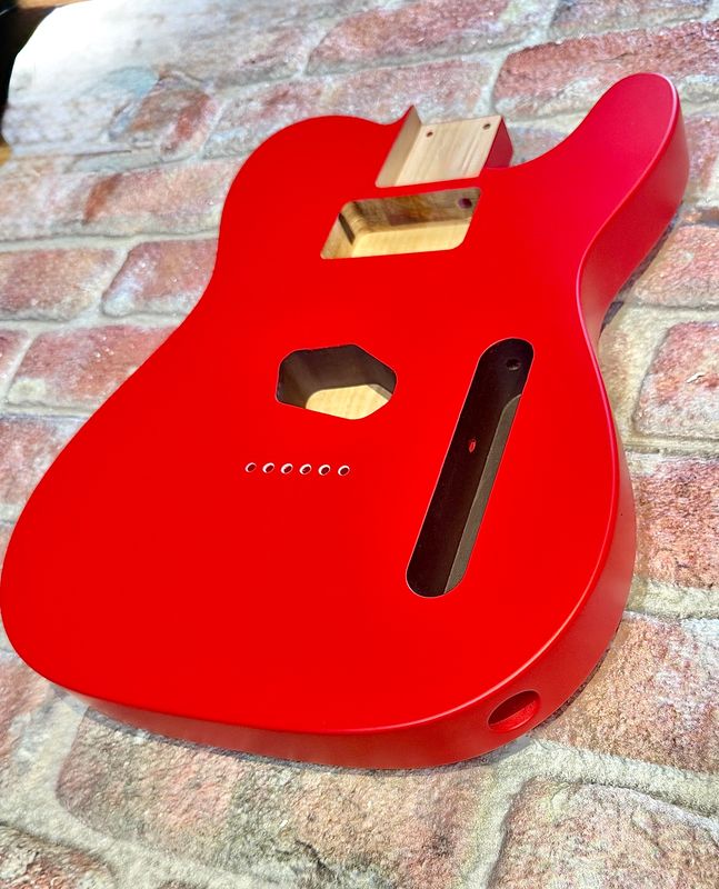 Alder Nitro Matte TL Body - Fire Engine Red