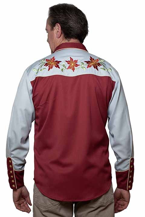 Scully Western Shirt P-935 BUR LG