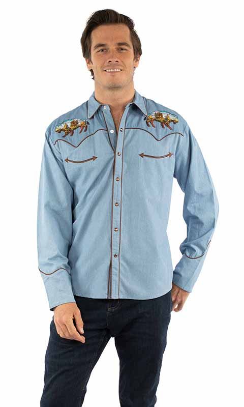 Scully Western Shirt P-934 LBL XL