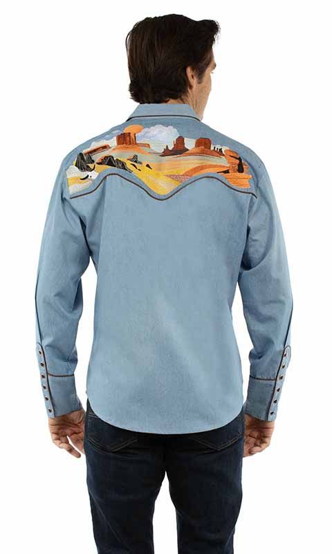 Scully Western Shirt P-934 LBL XL