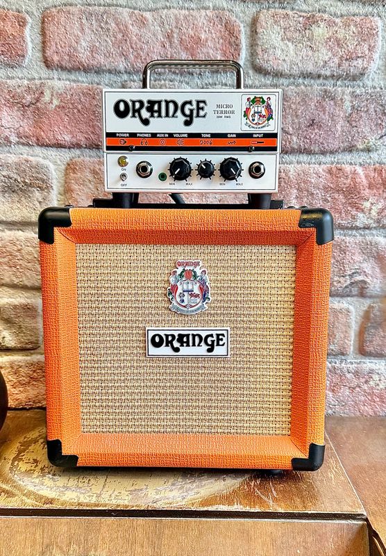 Orange Micro Terror with an 8-inch cabinet - Pre Owned