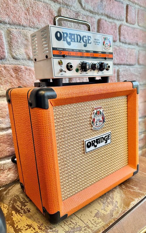 Orange Micro Terror with an 8-inch cabinet - Pre Owned