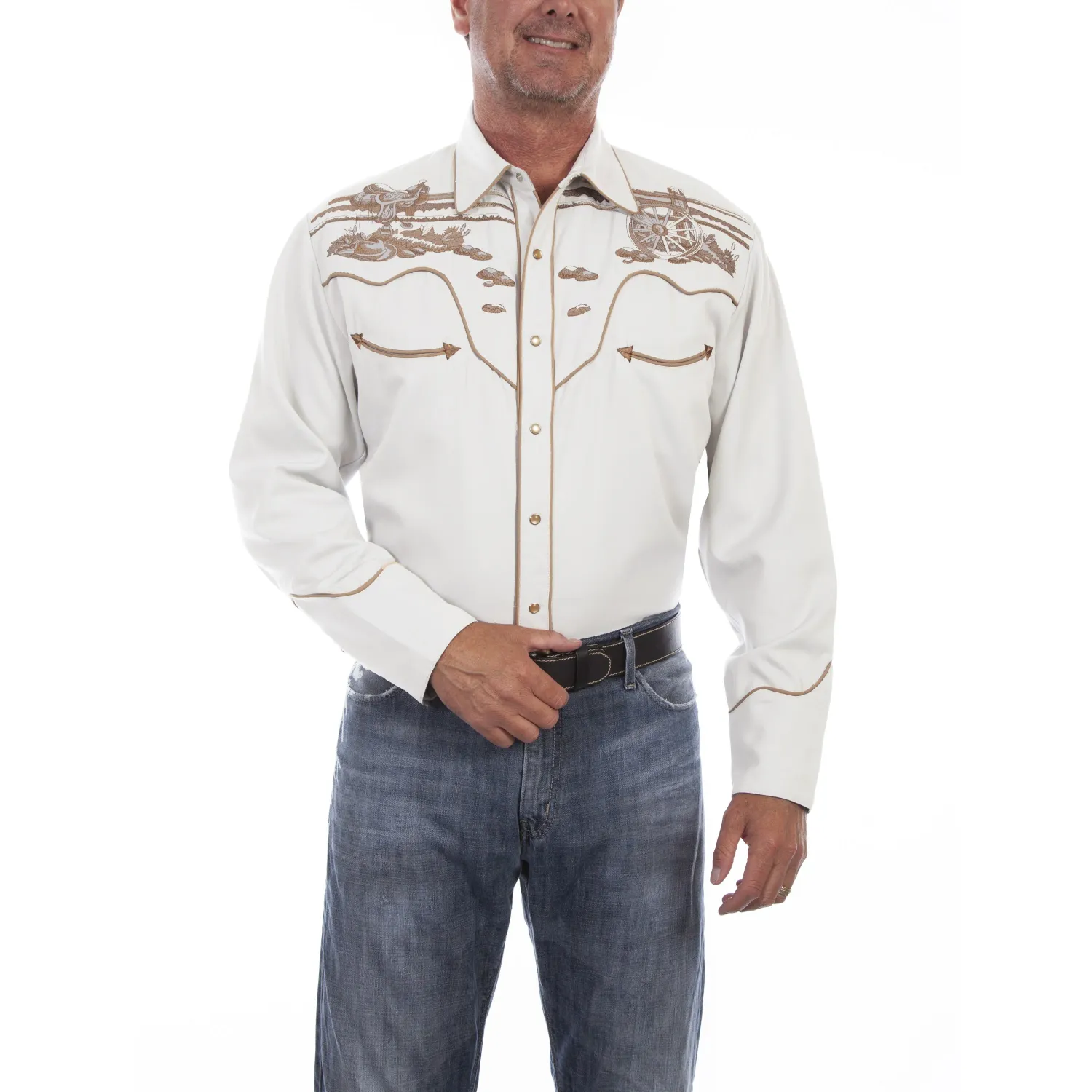 Scully Western Shirt P-902 - Small