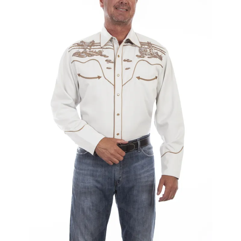 Scully Western Shirt P-902 - Small