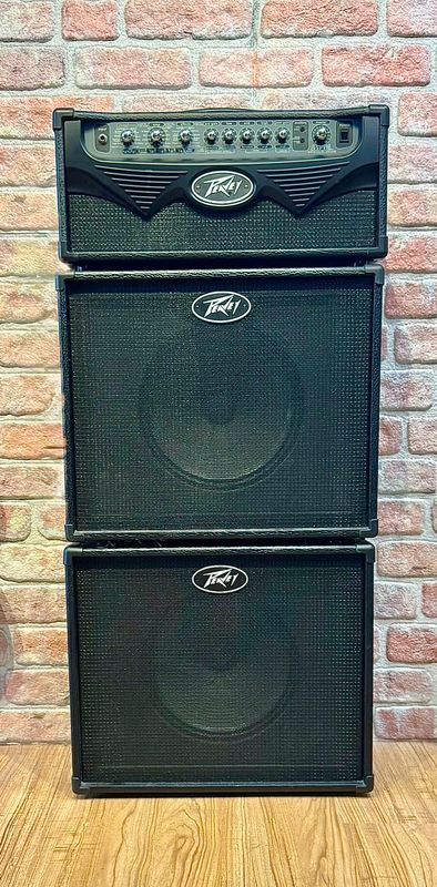 Custom Peavey Vypyr 30W Modeling Amp Head + Dual 2x12 Speaker Cabinets