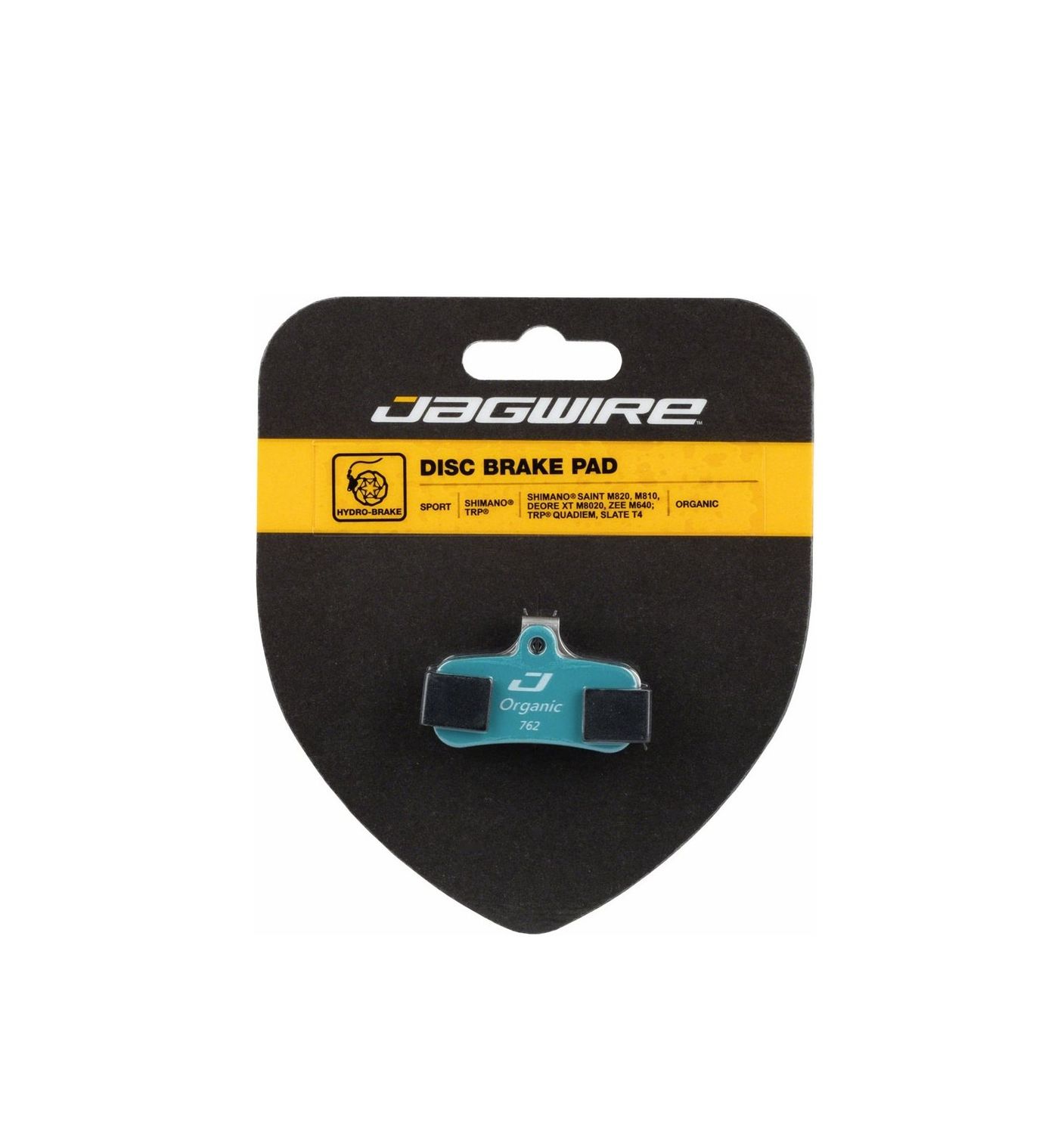 Jagwire Sport Organic Disc Brake Pads - For Shimano Deore XT M8020, Saint M810/M820, and Zee M640