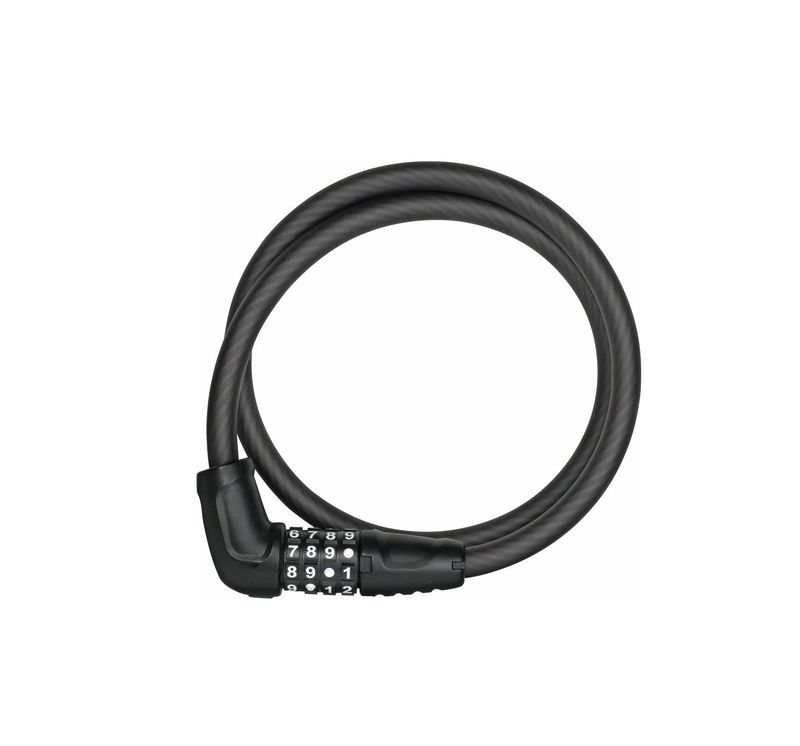 ABUS Combination Numerino 5412C Cable Lock: 85cm x 12mm, Black