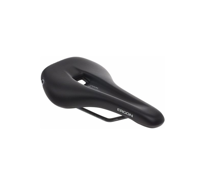 Ergon SM Sport Saddle - Chromoly, Black, Men&#39;s, Small/Medium