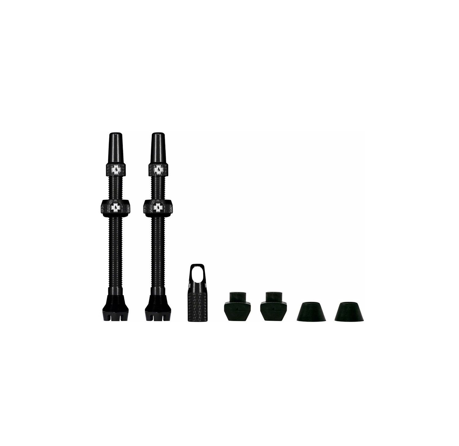 Muc-Off V2 Tubeless Valve Kit - Black, 44mm, Pair