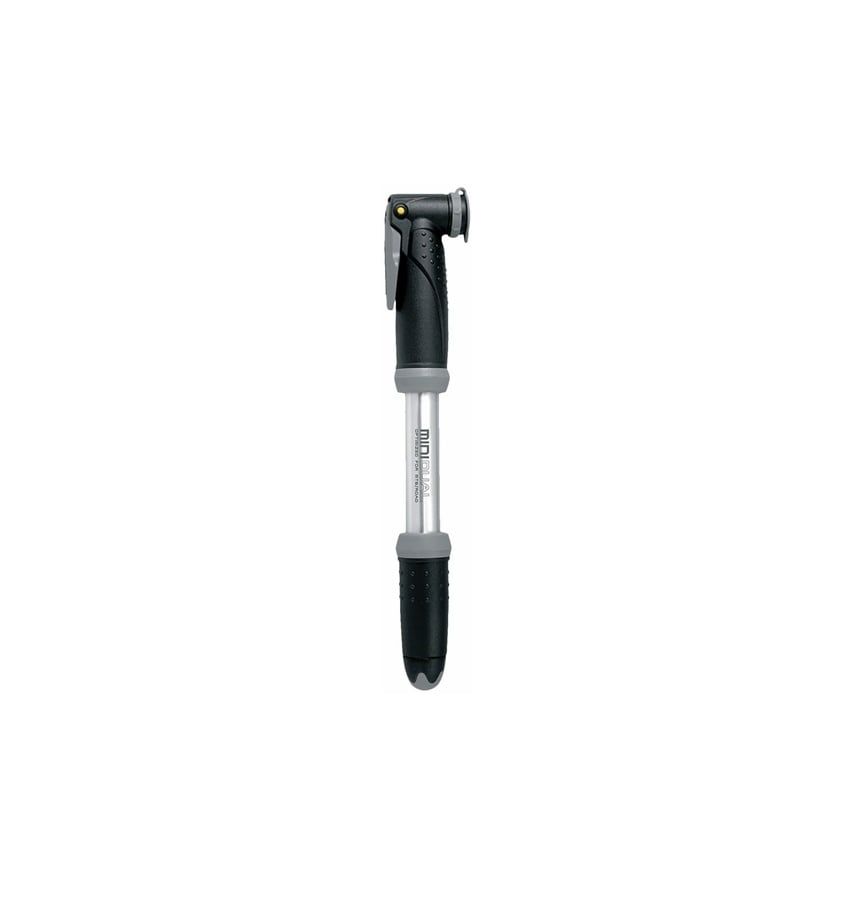 Topeak Mini Dual Mini Pump - 140psi, Silver/Black