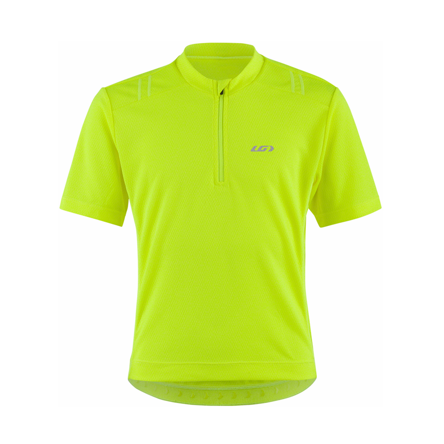 Garneau Lemmon 2 Junior Jersey - Bright Yellow, Short Sleeve, Youth