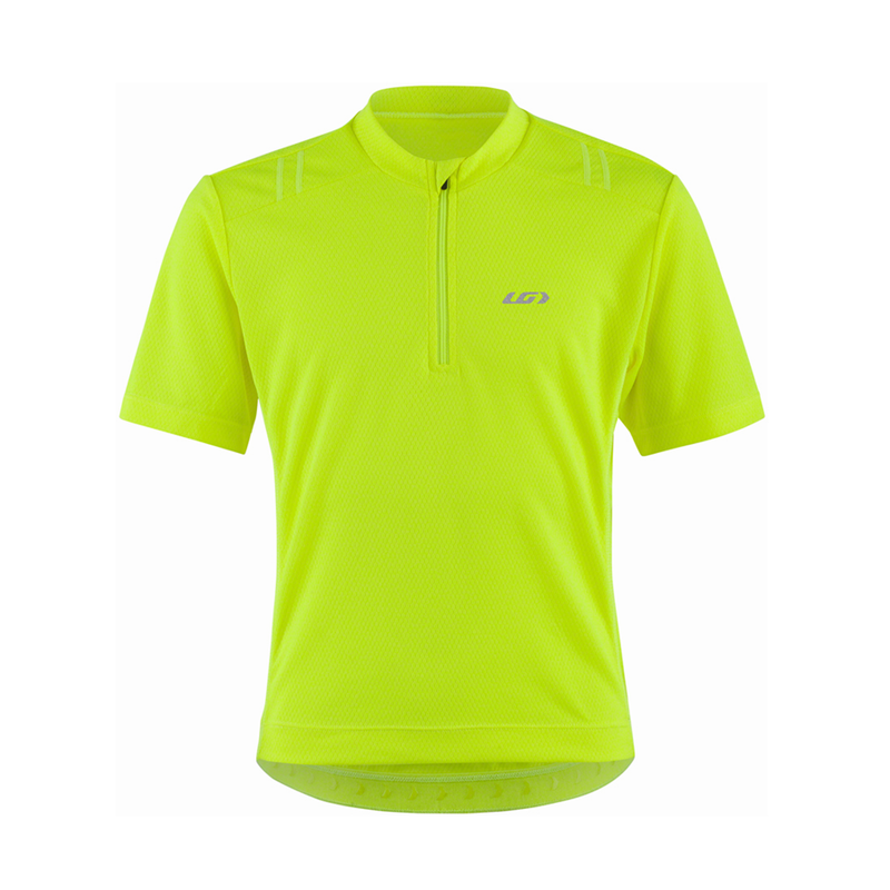 Garneau Lemmon 2 Junior Jersey - Bright Yellow, Short Sleeve, Youth