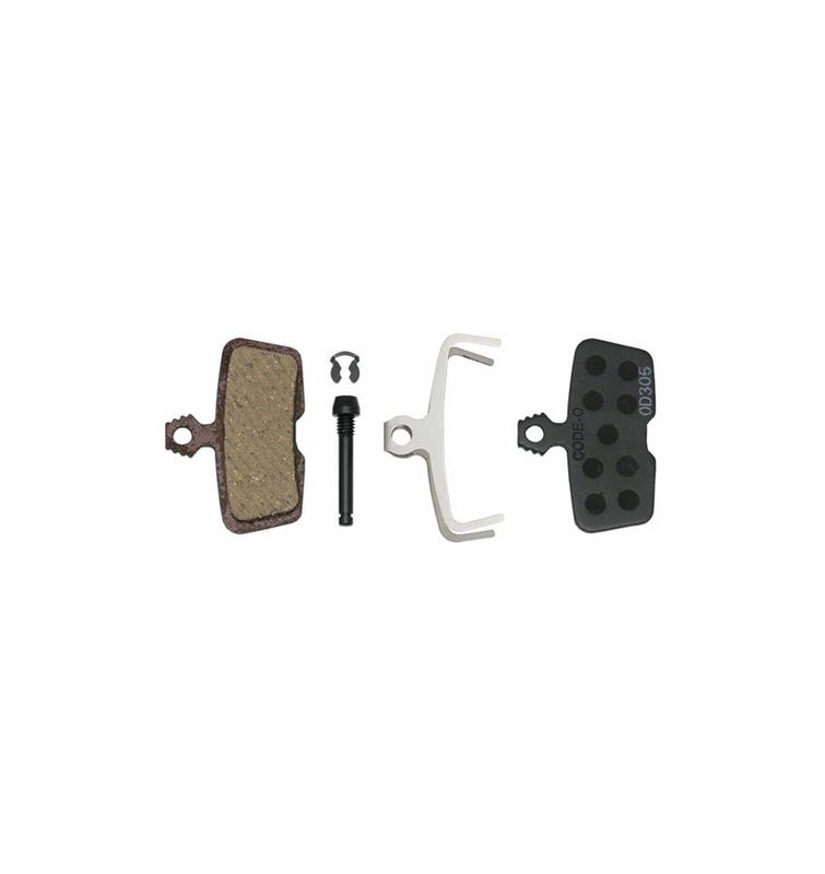 SRAM Disc Brake Pads - Organic Compound, Steel Backed, Quiet, For Code/Code R/Code RSC/Guide RE