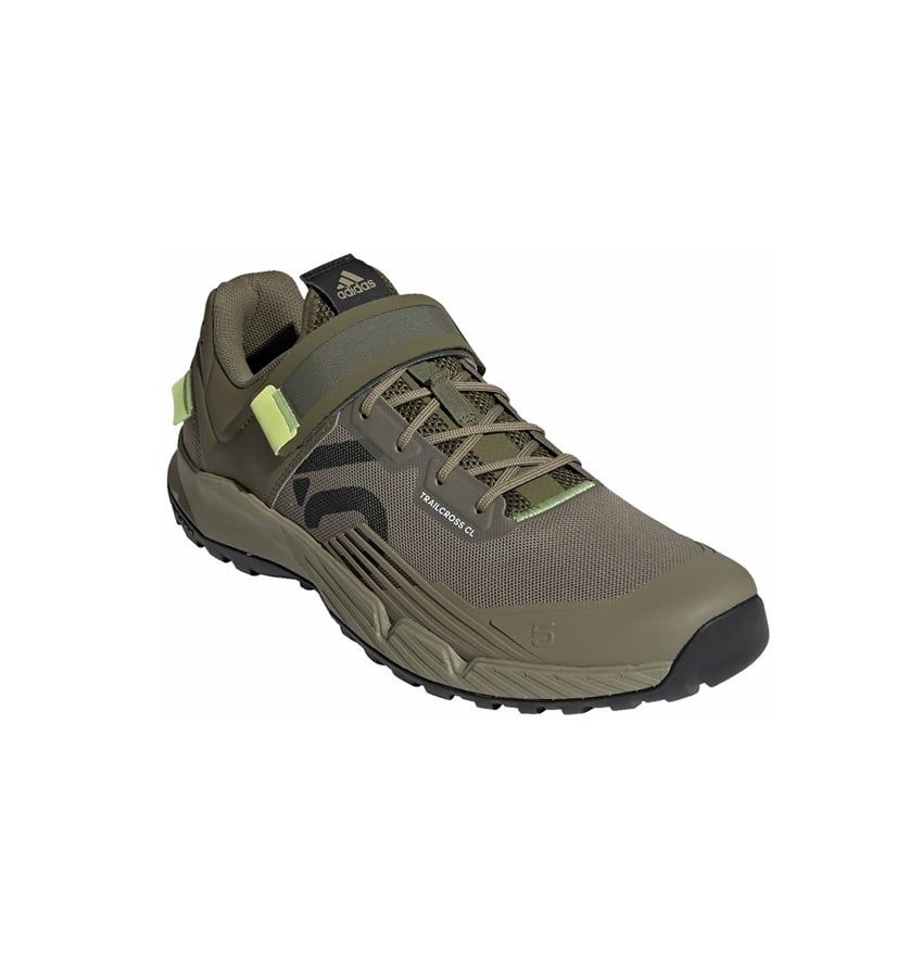 Five Ten Trailcross Mountain Clipless Shoes - Men&#39;s, Orbit Green/Carbon/Pulse Lime, 8