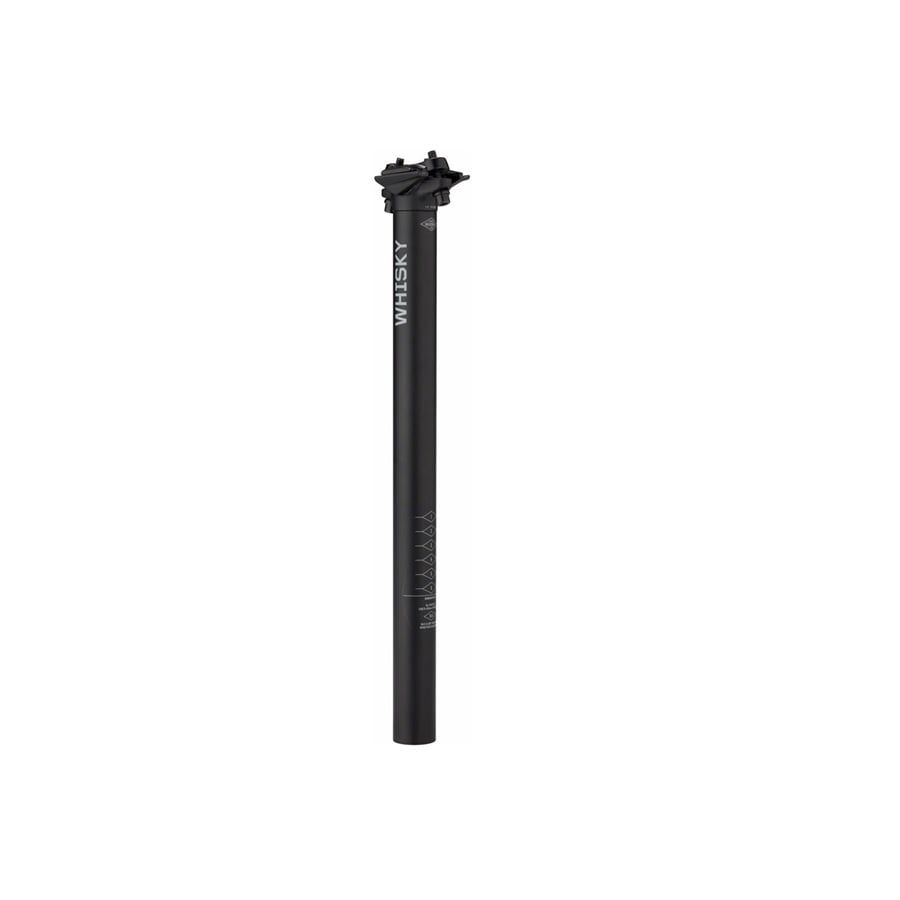 WHISKY No.7 Alloy Seatpost - 30.9 x 400mm, 0mm Offset, Matte Black