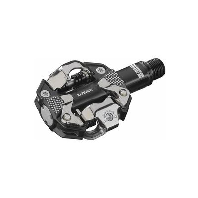 LOOK X-TRACK Pedals - Dual Sided Clipless, Chromoly, 9/16&quot;, Gray