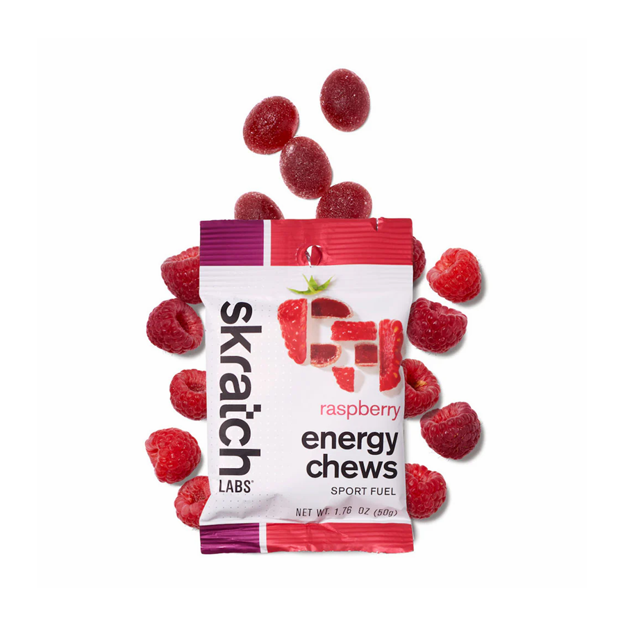Skratch Labs Energy Chews Sport Fuel - Raspberry