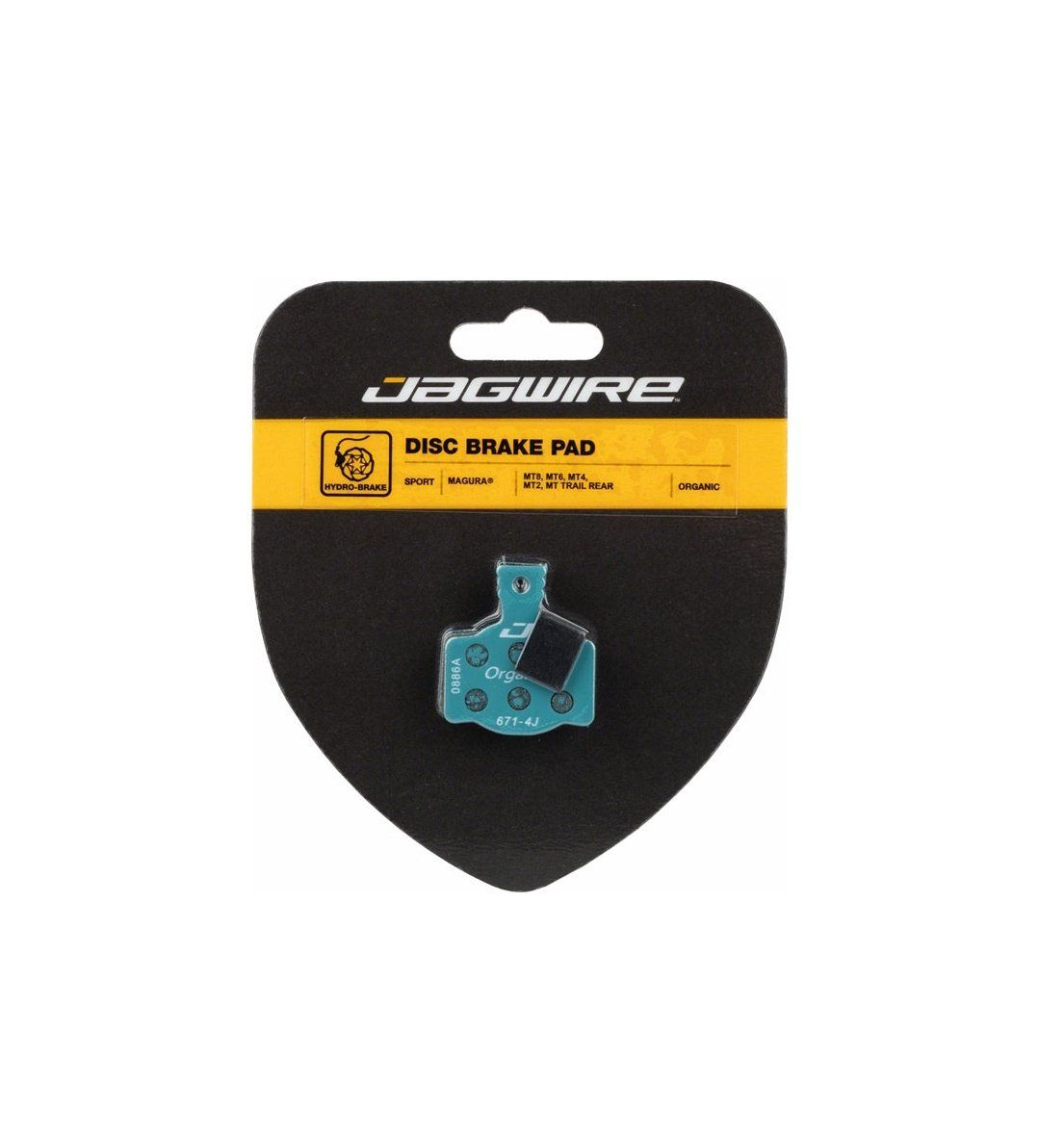 Jagwire Mountain Sport Organic Disc Brake Pads for Magura MT8, MT6, MT4, MT2