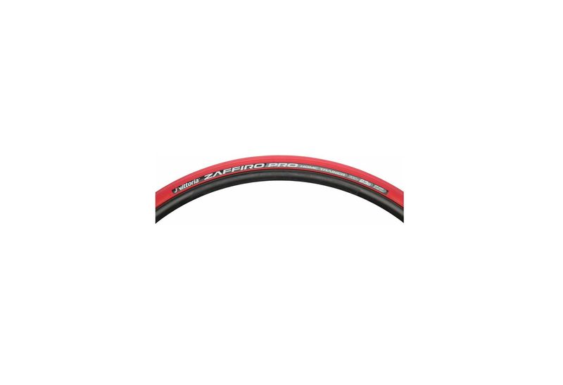 Vittoria Zaffiro Pro Home Trainer Tire: Folding Clincher 700x23 Red