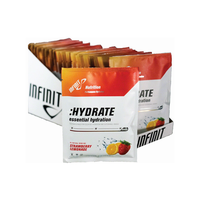 Infinit Nutrition Hydrate Drink Mix: Strawberry Lemonade Single Serving Packets 1.9oz / 5.5g