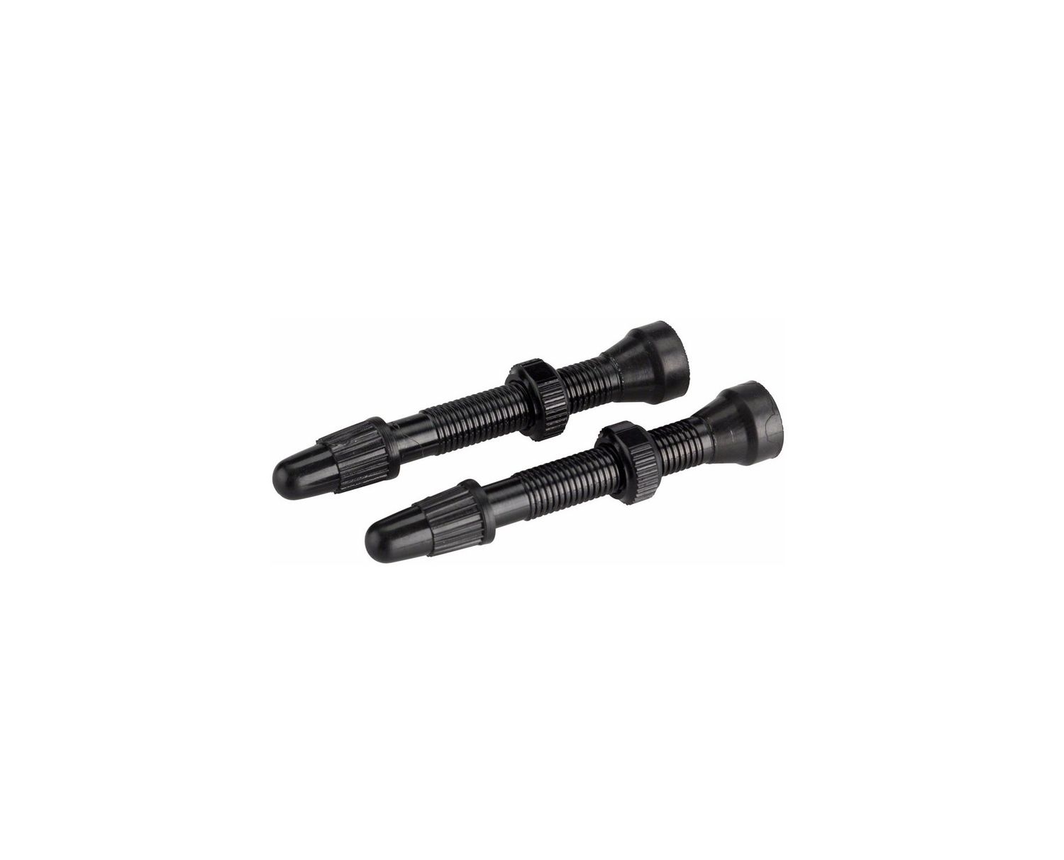 WHISKY No.9 Alloy Tubeless Valves - Pair, 40mm, Black