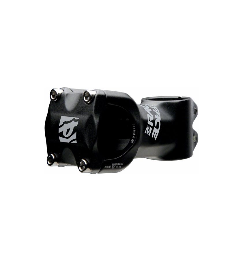 RaceFace Ride XC Stem - 60mm, 31.8 Clamp, +/-6, 1 1/8&quot;, Aluminum, Black