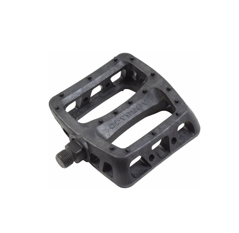 Odyssey Twisted PC Pedals - Platform, Composite/Plastic, 9/16&quot;, Black
