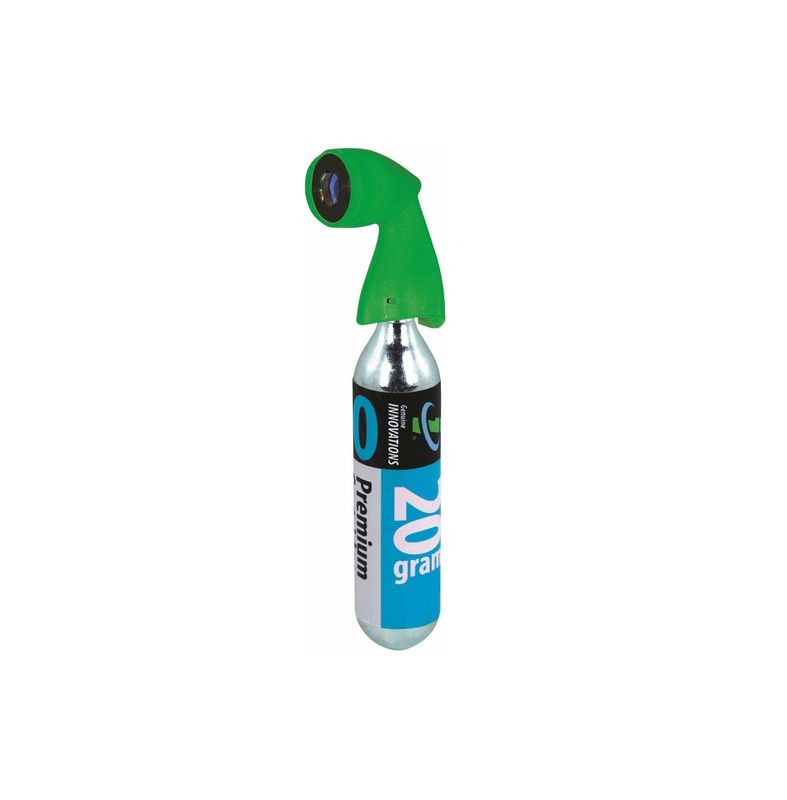 Genuine Innovations Microflate Nano Inflator: Includes 20g Threaded CO2 Cartridge