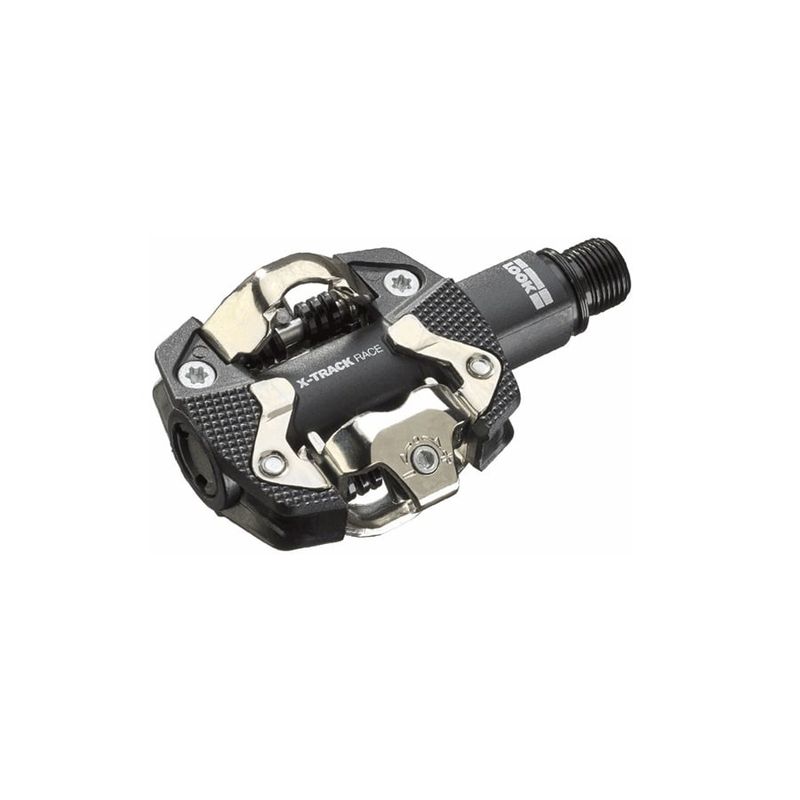 LOOK X-TRACK RACE Pedals - Dual Sided Clipless, Chromoly, 9/16&quot;, Black
